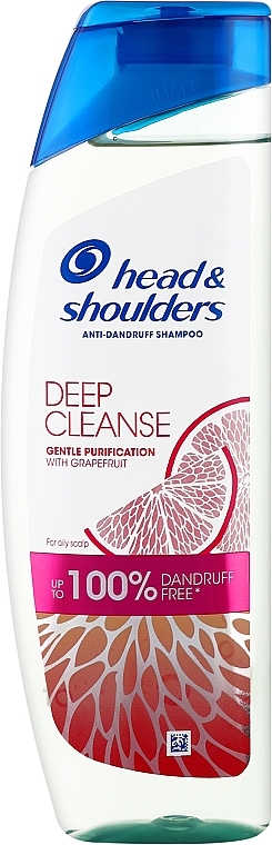 Deep Cleansing Shampoo 'White Grapefruit' - Head & Shoulders Deep Cleanse White Grapefruit