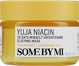 ماسك ليلي لتوحيد لون البشرة للوجه Some By Mi Yuja Niacin Brightening Sleeping