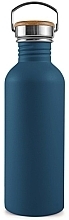 Stainless Steel Water Bottle, 500ml, blue Bambaw