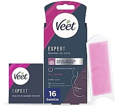 Face Depilation Wax Strips for Normal Skin Veet Expert