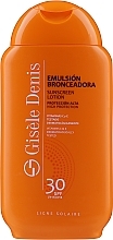 لوشن واقي للشمس Gisele Denis Bronzer Emulsion SPF30	