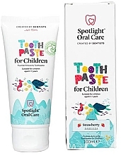 Kids Toothpaste, 2-7 years, strawberry flavor Spotlight Oral Care Kids Total Care Toothpaste Strawberry