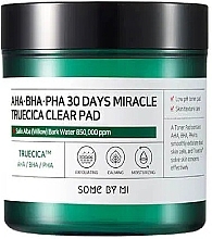 وسادات حمضية للبشرة المعرضة للمشاكل Some By Mi AHA BHA PHA 30 Days Miracle Truecica Clear Pad