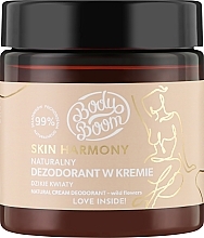 Déodorant crème, Fleurs sauvages BodyBoom Skin Harmony Natural Cream Deodorant