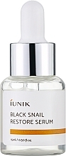 Regenererend Gezichtsserum met Extract van Zwarte Slak IUNIK Black Snail Restore Serum