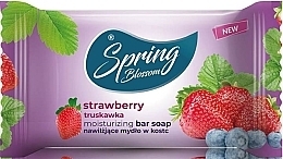 Hydraterende Zeep 'Aardbei' Spring Blossom Strawberry Moisturizing Bar Soap