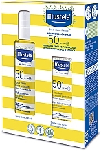 Set (spray corps/200ml + lait corps/40ml) Mustela Bebe Sun Protection SPF50