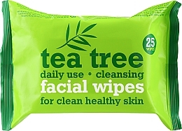 Gezichtsreinigingsdoekjes 25 stuks Xpel Marketing Ltd Tea Tree Facial Wipes For Clean Healthy Skin