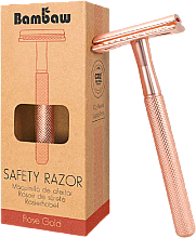 Rasoir de sûreté, rose Bambaw Safety Razor