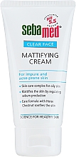 Matterende Dagcrème voor de Probleem Huid Sebamed Clear Face Mattifying Cream