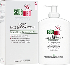 Reinigingslotion voor Gezicht en Lichaam met Pomp Sebamed Liquid Face and Body Wash