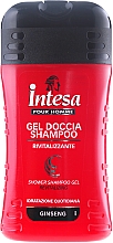 Shampoo-Douchegel met Ginseng-extract Intesa Classic Black Shower Shampoo Gel Revitalizing