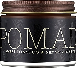 Pommade coiffante, fixation moyenne 18.21 Man Made Hair Pomade Sweet Tobacco Styling Product Medium Hold