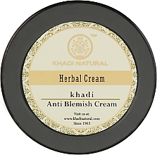 Crème anti-imperfections aux herbes pour visage Khadi Natural Anti Blemish Cream