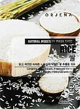 Gezichtsmasker met Rijst Extract Orjena Natural Moisture Rice Mask Sheet