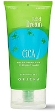 Nachtmasker voor het gezicht Orjena Relief Dream Cica Overnight Mask