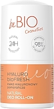 Natuurlijke Roll-on Deodorant met Hyaluronzuur en Sinaasappelextract BeBio Natural Deo Roll-On