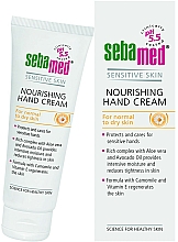 Handcrème Sebamed Hand And Nail Cream Protective With Vit E And Cammomile