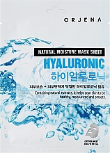 Gezichtsmasker met Hyaluronzuur Orjena Natural Moisture Hyaluronic Mask Sheet