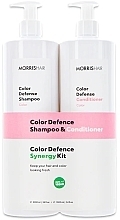 Set Morris Hair Color-Defense Synergy Kit (SHMP/1000ml + cond/1000ml)	