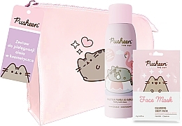 Pusheen Set (bain moussant/200ml + masque visage/17g + trousse de toilette/1pcs)