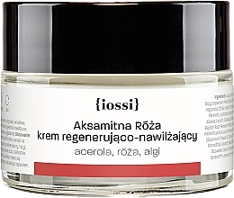 Regenererende Gezichtscrème „Velvet Rose” Iossi Regenerating Cream