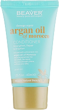 Herstellende conditioner voor beschadigd haar met arganolie Beaver Professional Damage Repair Argan Oil of Morocco Conditioner (mini)