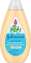 Детска гел-пяна за вана и душ Johnson’s® Baby Pure Protect