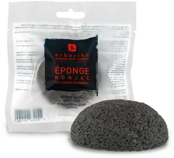 Гъба конджак с бамбуков въглен - Erborian Konjac Sponge