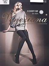 Дамски чорапогащник "Cover 3D", 60 Den, nero Veneziana