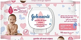 Детски мокри кърпички с копринен екстракт Johnson’s® Baby Gentle All Over Baby Wipes