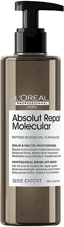 Молекулярно възстановяващ серум за увредена коса с отмиване - L'Oreal Professionnel Serie Expert Absolut Repair Molecular Serum