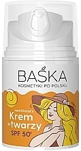 Хидратиращ крем за лице SPF 50 Baska