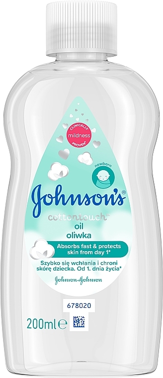 Детско масло "Нежността на памука" - Johnson’s® Baby Cotton Touch Oil