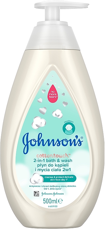 Детска гел пяна за баня - Johnson’s® Baby CottonTouch Bath & Wash