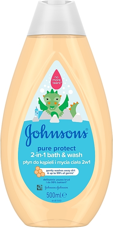 Детска гел-пяна за вана и душ - Johnson’s® Baby Pure Protect