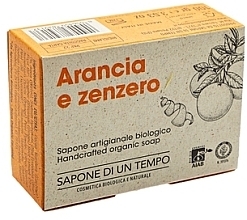 Savon bio, Orange et Gingembre Sapone Di Un Tempo Organic Soap Orange And Ginger