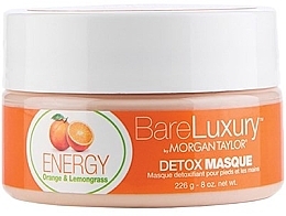 Hand- und Fußmaske Orange und Zitronengras Morgan Taylor Bare Luxury Energy Orange & Lemongrass Detox Masque