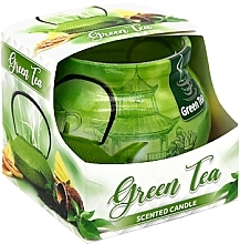 Kerze im Glas Admit Candle In Glass Cover Green Tea