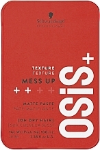 Pâte matifiante Schwarzkopf Professional Osis+ Mess Up Matt Gum