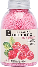 Caviar de bain, Sorbet aux framboises Fergio Bellaro Raspberry Sorbet Bath Caviar