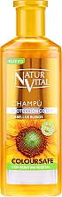 Shampooing à l'extrait de camomille Natur Vital Coloursafe Henna Colour Shampoo Blonde Hair