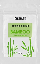 Gommage au sucre pour mains et corps Courage Bamboo Hands & Body Sugar Scrub (recharge)