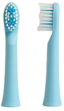 Têtes de remplacement pour brosse à dents électrique, bleu clair, 2 pcs Smiley Light