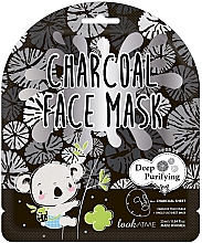 Masque tissu au charbon de bois pour visage Look At Me Charcoal Face Mask