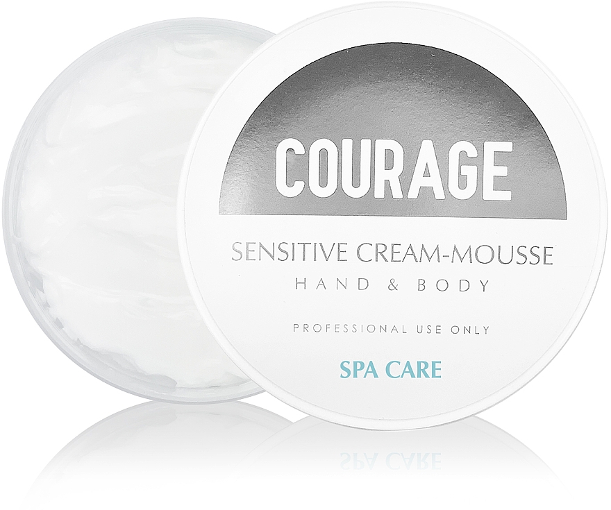 Crème-mousse à l'huile d'amande douce pour mains et corps - Courage Soft Body Creame