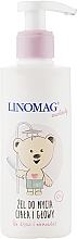 Gel douche et shampooing au panthénol Linomag