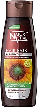 Masque à la kératine, henné et extrait de tournesol pour cheveux Natur Vital Coloursafe Henna Hair Mask Chestnut Hair