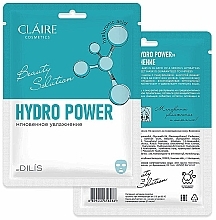 Tuchmaske für das Gesicht Claire Cosmetics Hydro Power 