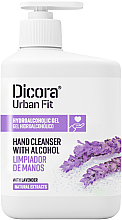 Gel désinfectant à l'extrait de lavande pour mains Dicora Urban Fit Hydroalcoholic Gel Hand Cleanser With Alcohol